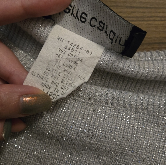 Vintage Pierre Cardin silver pullover - Picture 4 of 7